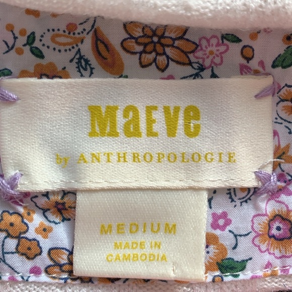 Anthropologie Maeve Rafela Hacci Top Cream - Picture 7 of 8
